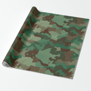 Papier Cadeau papier d'emballage de camouflage militaire