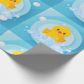 Papier Cadeau papier d'emballage de canard jaune caoutchouc (Coin)