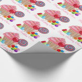 Papier Cadeau Papier d'emballage de Candyland (Coin)