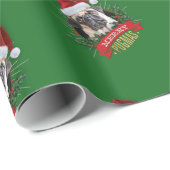 Papier Cadeau Papier d'emballage de carlin (Coin rond)