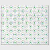 Papier Cadeau Papier d'emballage de Chanukah (Plat)