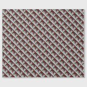 Papier Cadeau Papier d'emballage de chat de Noël (Plat)