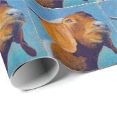 Papier Cadeau Papier d'emballage de chèvre (Coin rond)