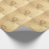 Papier Cadeau Papier d'emballage de chiropractie (Coin)