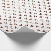 Papier Cadeau Papier d'emballage de chiwawa de vacances (Coin)