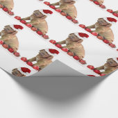Papier Cadeau Papier d'emballage de Christmas Dogue de Bordeaux (Coin)
