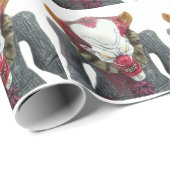 Papier Cadeau Papier d'emballage de clown (Coin rond)