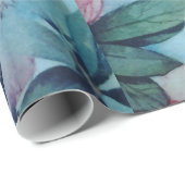 Papier Cadeau Papier d'emballage de colibri (Coin rond)