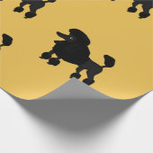 Papier Cadeau Papier d'emballage de conception de caniche (Coin)