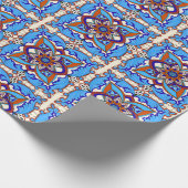 Papier Cadeau Papier d'emballage de conception de carreaux itali (Coin)