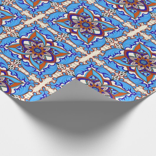 Papier Cadeau Papier d'emballage de conception de carreaux itali (Coin)