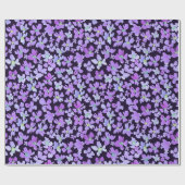 Papier Cadeau Papier d'emballage de conception de fleur d'aquare (Plat)