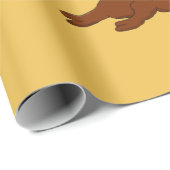 Papier Cadeau Papier d'emballage de conception de morse (Coin rond)