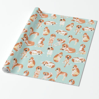 Papier Cadeau Papier d'emballage de Coonhound de Redtick