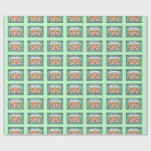 Papier Cadeau Papier d'emballage de corgi (Plat)