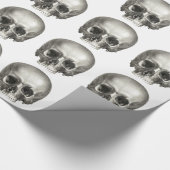 Papier Cadeau Papier d'emballage de crâne (Coin)