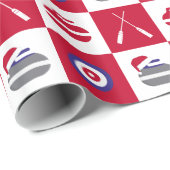 Papier Cadeau Papier d'emballage de curling (Coin rond)