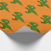 Papier Cadeau Papier d'emballage de dinosaure (Coin)