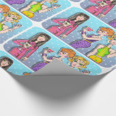 Papier Cadeau PAPIER D'EMBALLAGE de divas de Martini (Coin)