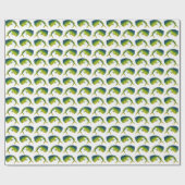 Papier Cadeau Papier d'emballage de Dolphinfish (Plat)