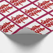 Papier Cadeau Papier d'emballage de double bonheur chinois (Coin)