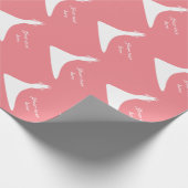 Papier Cadeau Papier d'emballage de douche nuptiale rose de (Coin)