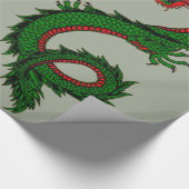 Papier Cadeau Papier d'emballage de dragon chinois (Coin)