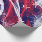 Papier Cadeau Papier d'emballage de drapeau américain (Coin)