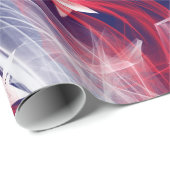 Papier Cadeau Papier d'emballage de drapeau américain (Coin rond)