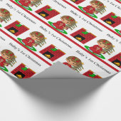 Papier Cadeau Papier d'emballage de ęr Noël du bébé (Coin)
