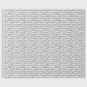 Papier Cadeau papier d'emballage de falalala (Plat)