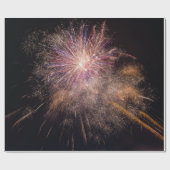 Papier Cadeau Papier d'emballage de feux d'artifice (Plat)