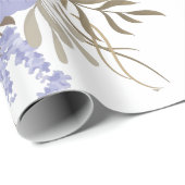 Papier Cadeau papier d'emballage de fleurs de temps de printemps (Coin rond)