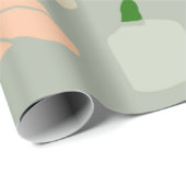 Papier Cadeau Papier d'emballage de gamme neutre (Coin rond)