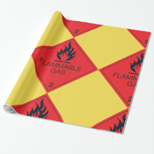 Papier Cadeau Papier d'emballage de gaz inflammable
