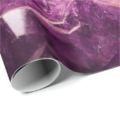 Papier Cadeau Papier d'emballage de gemme pourpre (Coin rond)