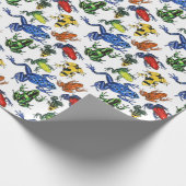 Papier Cadeau Papier d'emballage de grenouille de flèche de (Coin)