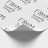 Papier Cadeau Papier d'emballage de griffes de Sandy (Coin)