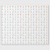 Papier Cadeau Papier d'emballage de guide de balise (Plat)