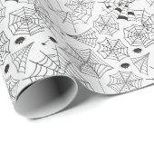 Papier Cadeau Papier d'emballage de Halloween (Coin rond)