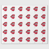 Papier Cadeau Papier d'emballage de Halloween de crocs de (Plat)