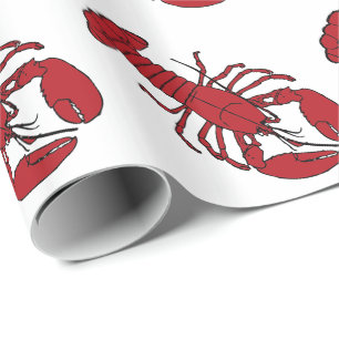 Papier Cadeau Papier d'emballage de homard