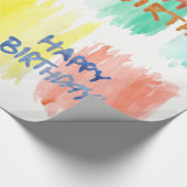 Papier Cadeau Papier d'emballage de joyeux anniversaire (Coin)