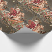 Papier Cadeau Papier d'emballage de Joyeux Noël (Coin)