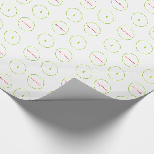 Papier Cadeau Papier d'emballage de Joyeux Noël (Coin)