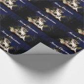 Papier Cadeau Papier d'emballage de Joyeux Noël (Coin)