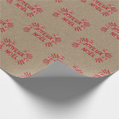Papier Cadeau Papier d'emballage de Joyeux Noel (Coin)