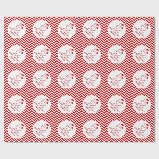 Papier Cadeau Papier d'emballage de Joyeux Noël avec des (Plat)