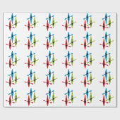Papier Cadeau papier d'emballage de kayak (Plat)