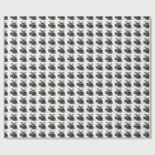 Papier Cadeau Papier d'emballage de kit de tambour (Plat)